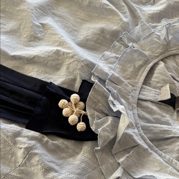 Vintage Anthropologie Lithe Blue Peter Rabbit blouse size 4 (Small) NWOT - Picture 3 of 9